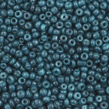 Glas rocailles kralen 11/0 (2mm) Dark adriatic blue